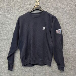 Vintage Detroit Tigers Cutter & Buck Sweatshirt Men's Navy Blue Sports - Medium